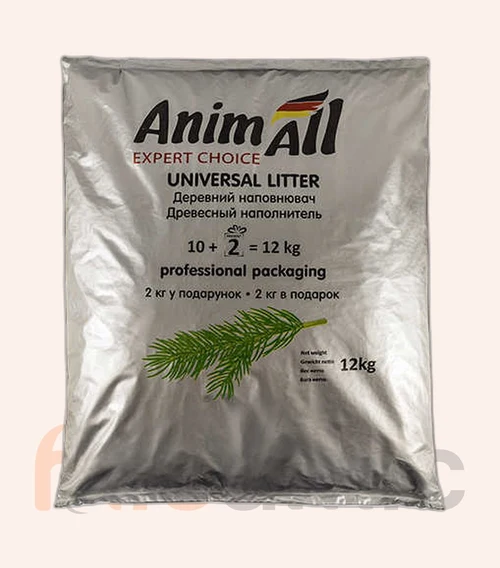 Așternut din lemn AnimAll, 10 + 2 kg