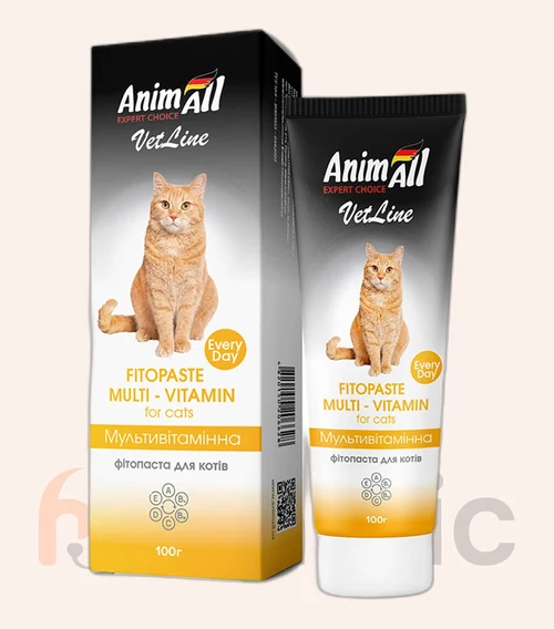 Fitopastă AnimAll VetLine Multivitamin pentru pisici, 100 g