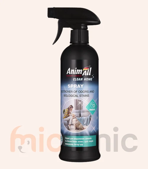 Spray AnimAll Clean Home împotriva mirosurilor și petelor, 500 ml