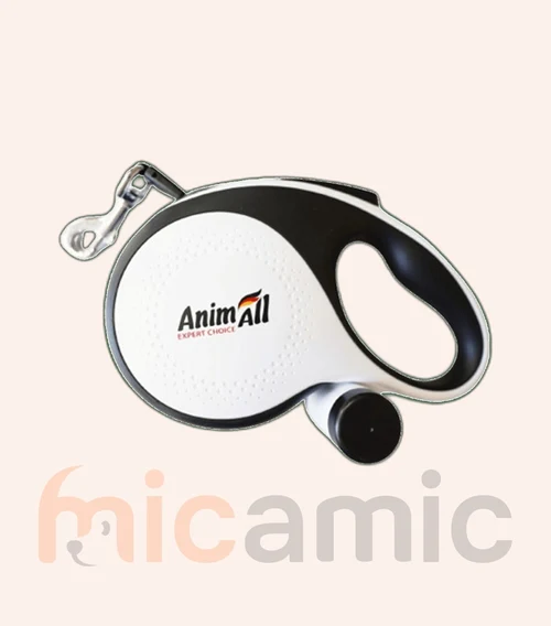 Lesă tip ruletă AnimAll pentru câini până la 15 kg, 3 m