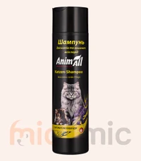 Șampon AnimAll pentru pisici cu aromă de lavandă, 250 ml