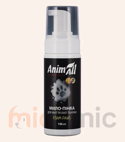 Săpun-spumă AnimAll pentru lăbuțe, 150 ml