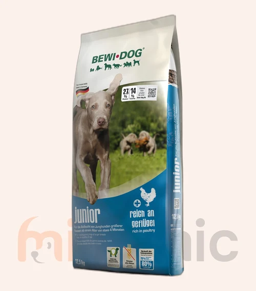 Hrană uscată pentru câini Bewi Dog Junior, 12,5 kg