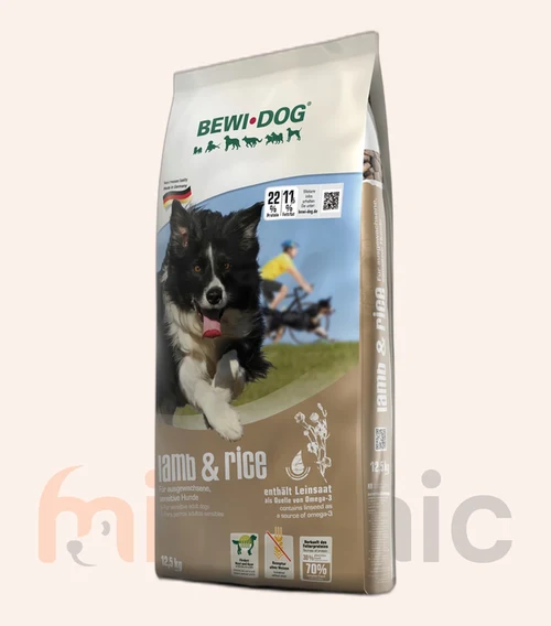 Hrană uscată pentru câini Bewi Dog Lamb & Rice, 12,5 kg