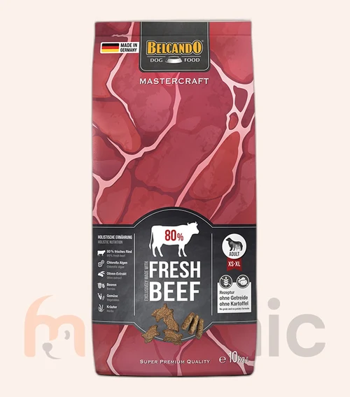 Hrană uscată pentru câini Belcando MASTERCRAFT Fresh Beef, 10 kg