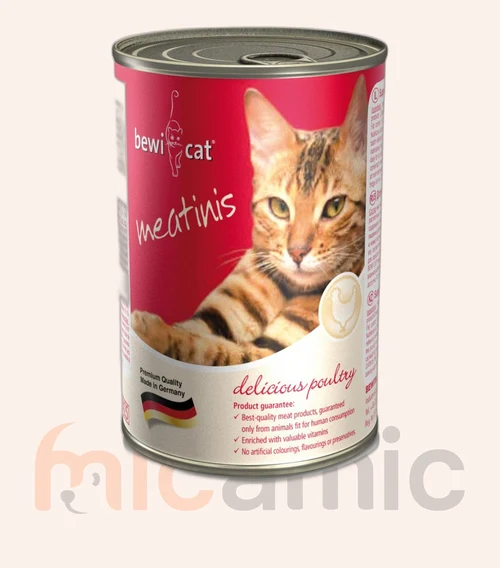 Консервы для кошек Bewi Cat Meatinis, с птицей, 400 г