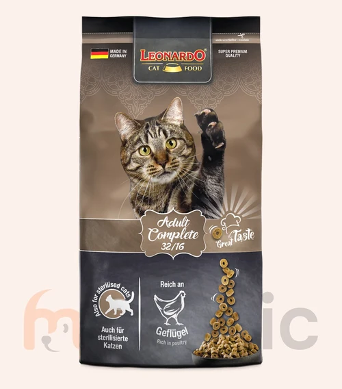 Сухой корм для кошек Leonardo Adult Complete 32/16, 1,8 кг