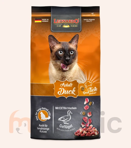 Сухой корм для кошек Leonardo Adult Duck, 1,8 кг