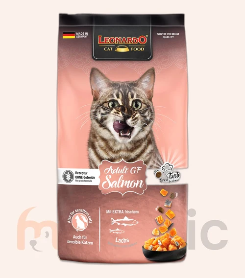 Сухой корм для кошек Leonardo Adult GF Salmon, 7,5 кг