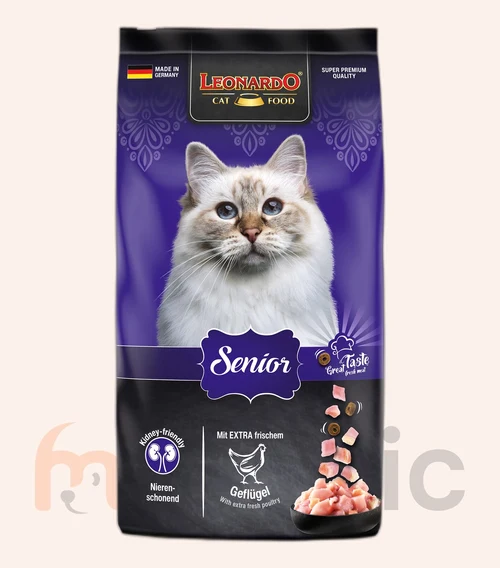 Сухой корм для кошек Leonardo Senior, 7,5 кг