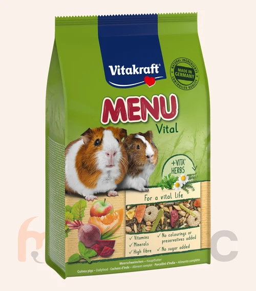 Hrană pentru porcușori de Guineea Vitakraft Menu Vital, 400 g