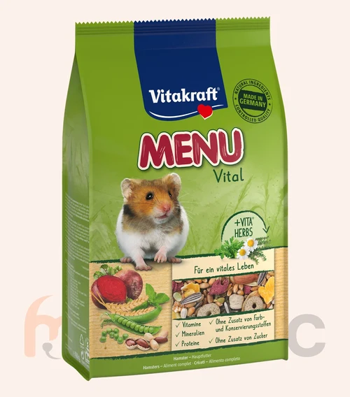 Hrană pentru hamsteri Vitakraft Menu Vital, 400 g