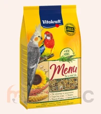 Корм для средних и крупных попугаев Vitakraft Menu, 1 кг