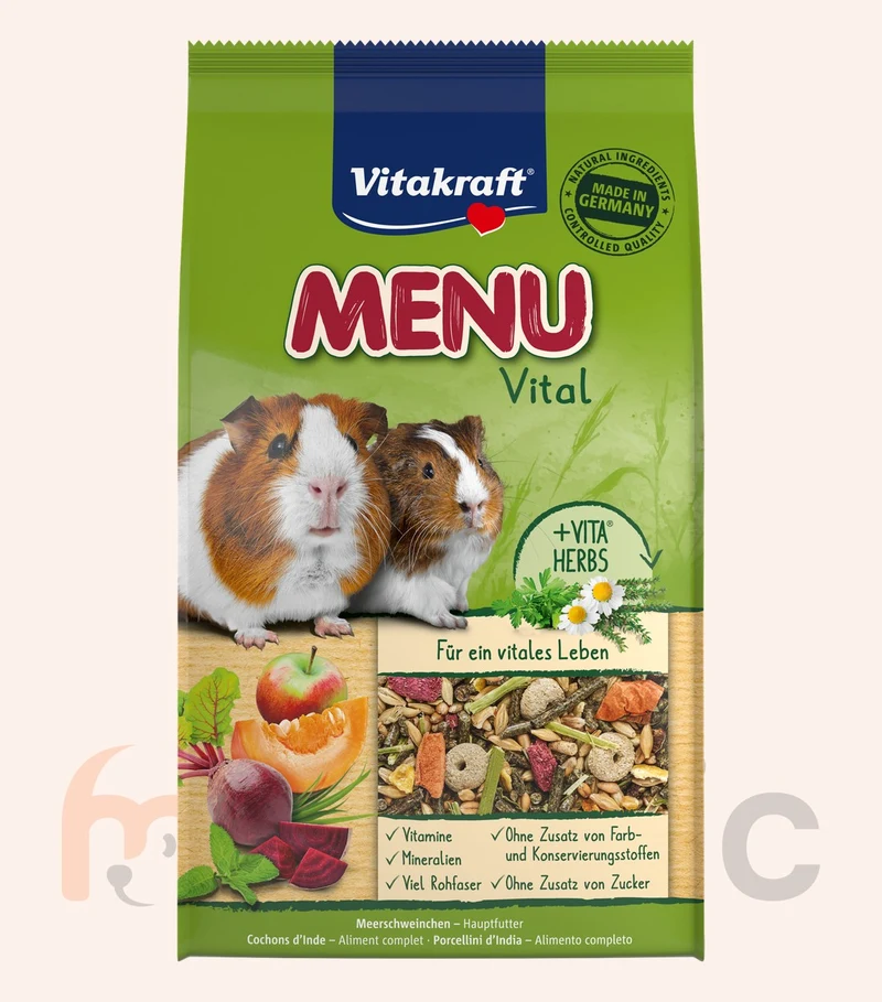 Корм для морских свинок Vitakraft Menu Vital, 1 кг 2