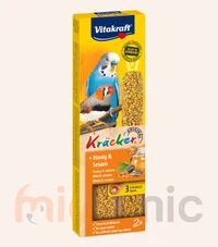 Recompensă pentru peruși Vitakraft Kräcker Honey & Sesame, 2 buc