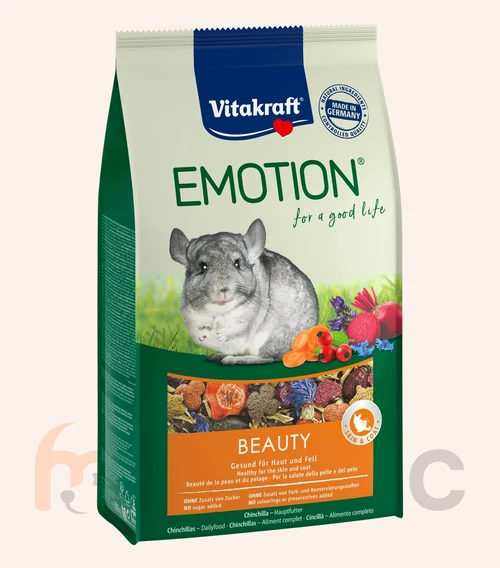 Hrană pentru chinchilla Vitakraft Emotion Beauty, 600 g