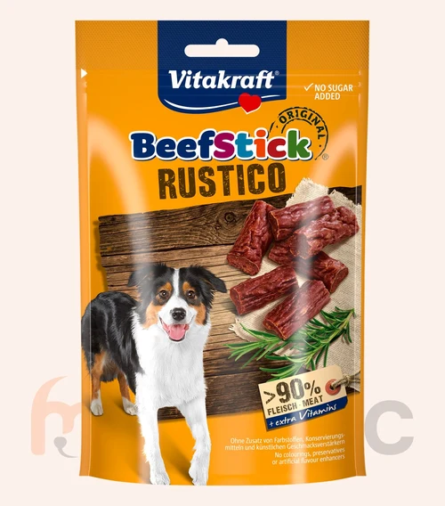 Recompensă pentru câini Vitakraft Beef Stick Rustico, 55 g